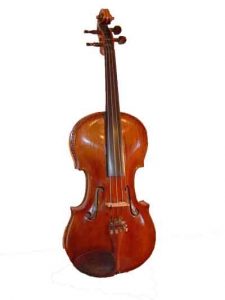 Violon de face